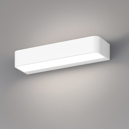 Applique moderna da parete rettangolare led 31w cct top light smart bianca