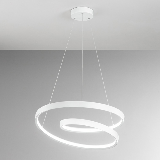 Lampadario design moderno led 70w cct ritmo perenz illuminazione