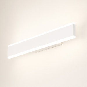 Applique led 16w cct rettangolare moderna bianca perenz kante