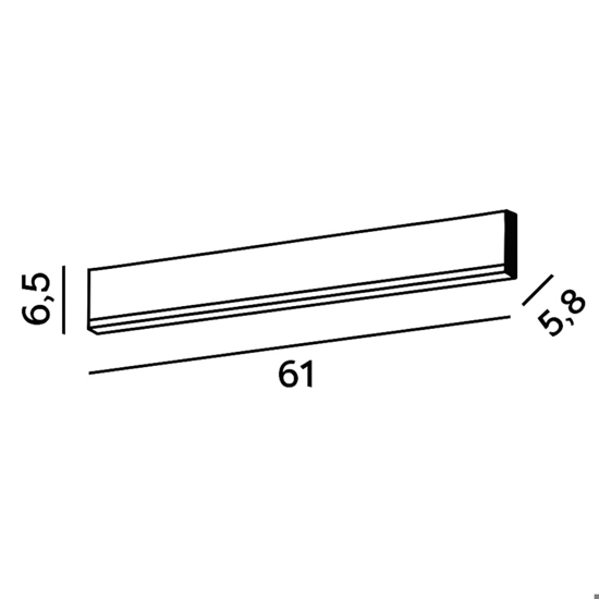 Applique led 24w cct perenz kante bianco moderna per soggiorno
