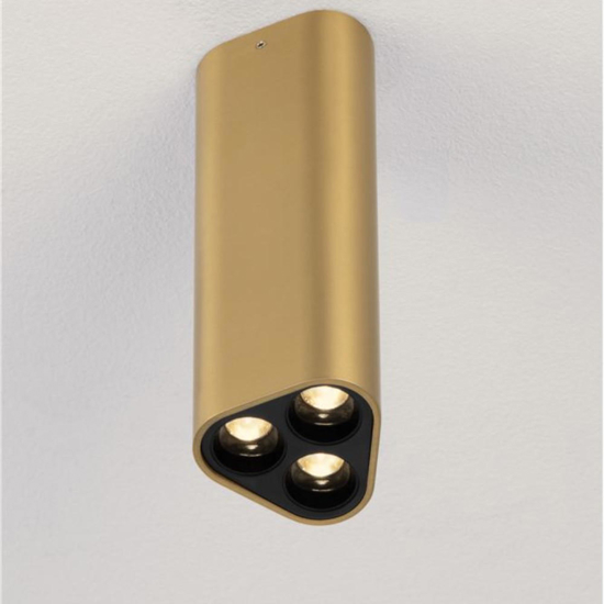 Faretto da soffitto led 3000k oro opaco