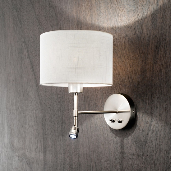 Applique per comodino camera da letto round hotel perenz