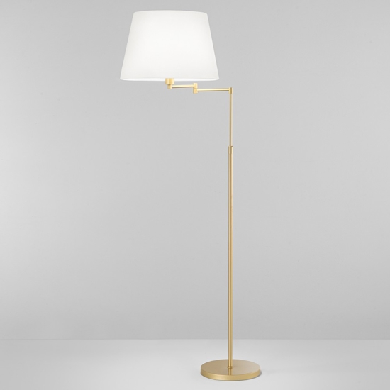 Piantana lampada da terra oro crane perenz per salotto