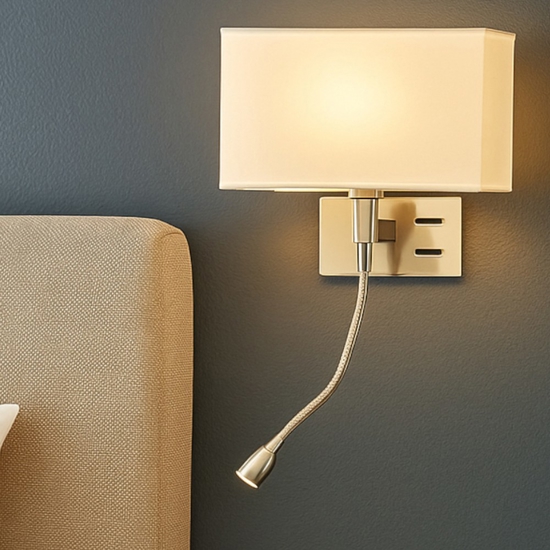 Applique destro per comodino camera da letto perenz para hotel