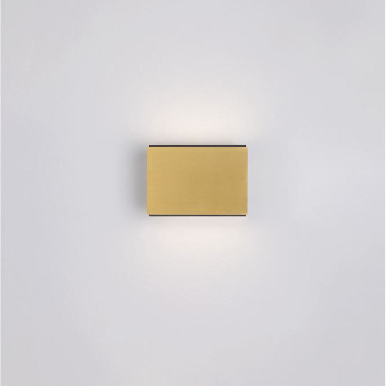 Applique led 3000k elegante oro luce sopra sotto