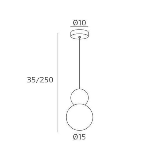 Top light cottage lampada a sospensione terra rossa sfera vetro bianco per cucina