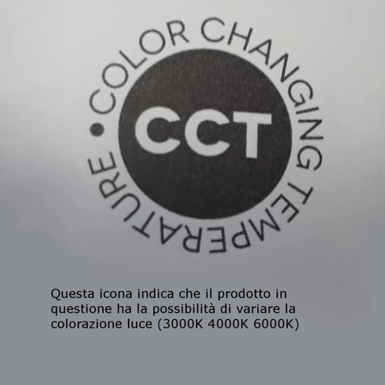 Plafoniera bianca led syncro perenz illuminazione led 70w cct