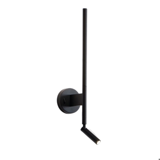 Applique per comodino ramon nero perenz illuminazione 2 luci led