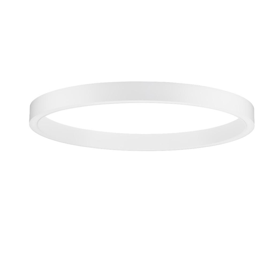 Grande plafoniera bianca moderna cerchio led 3000k 100 cm