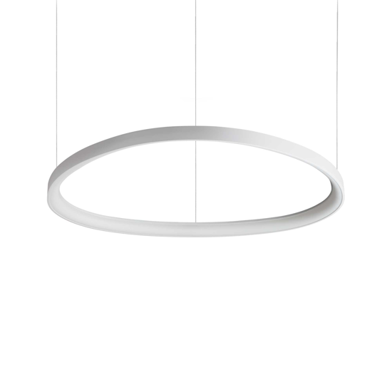 Ideal lux gemini sp d081 bianco lampadario design led 60w 3000k