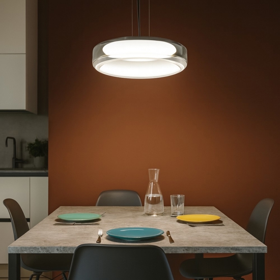 Topico sp d45 ideal lux lampadario moderno veetro led