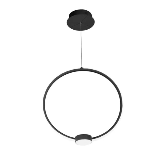 Ondaluce so omega gr nero lampadario led dimmerabile