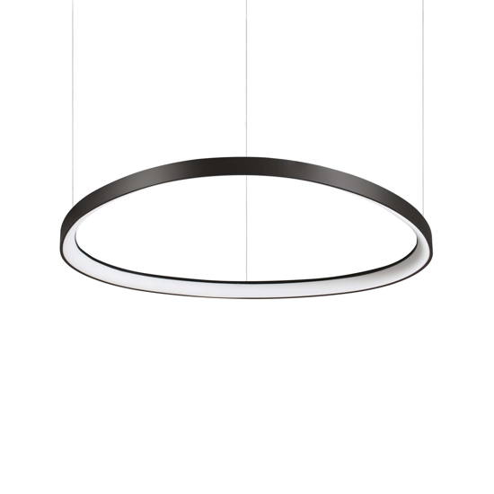Lampadario gemini d061 dali push ideal lux nero moderno led 48w 3000k