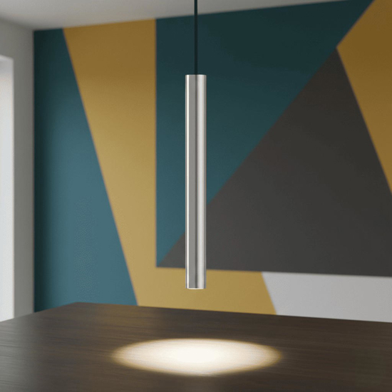 Lampada a sospensione per isola cucina ideal lux look sp1 d04 cromo
