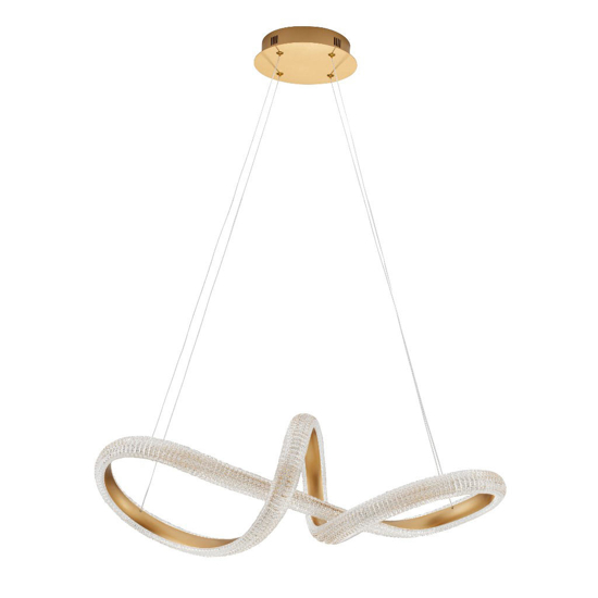Lampadario per salotto oro led 3000k dimmerabile elegante