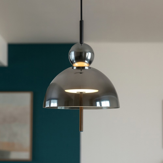Maytoni bangkok lampada a sospensione led 12w 3000k portalampada in vetro