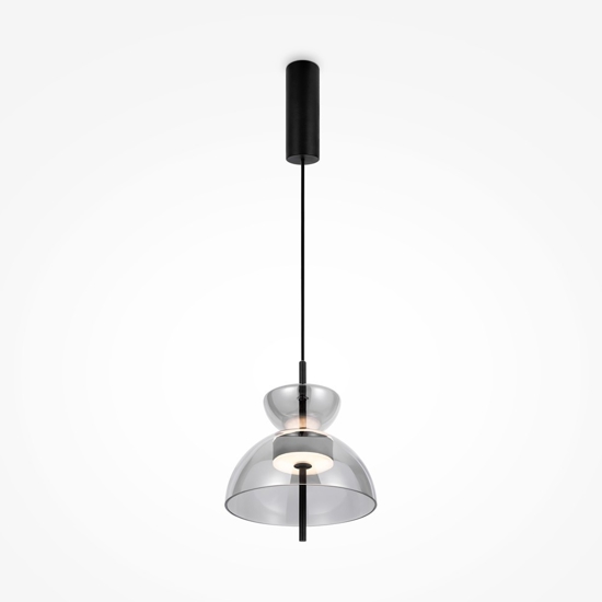 Maytoni bangkok lampada a sospensione led 12w 3000k portalampada in vetro