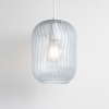 Lampadario a sospensione per bagno toplight tender blu