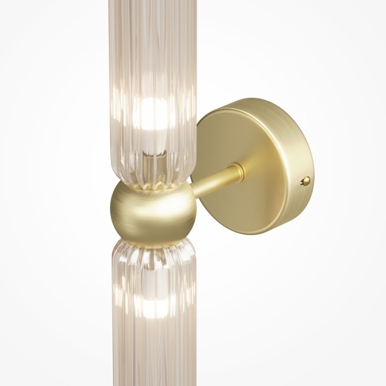 Maytoni antic applique da parete colore oro per soggiorno