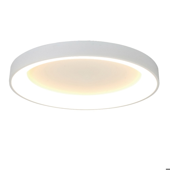 Plafoniera anello 65cm bianco led 60w 2700k-5000k con telecomando app