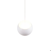 Lampadario a sospensione da bagno sfera bianca led 5w cct 2300k-4000k con telecomando