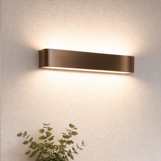 Sforzin aki applique da parete bronzo led biemissione 3000k