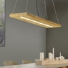 Lampadario in legno rustico per cucina led 27w 3000k dimmerabile