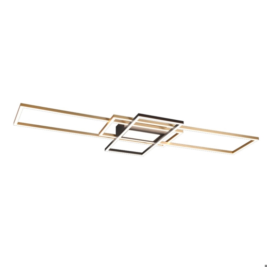 Plafoniera moderna dimmerabile led da 3000k a 6500k con telecomando