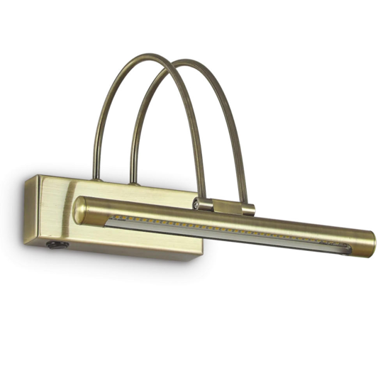 Applique bagno moderno brunito ideal lux bow ap d26