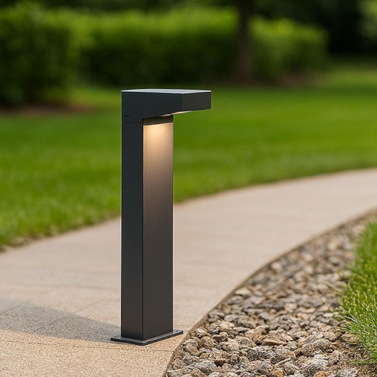 Lampione moderno per giardino led 13w 4000k grafite ip65