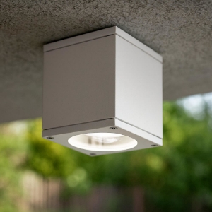 Up perenz plafoniera per balcone esterno bianco ip65 gx53