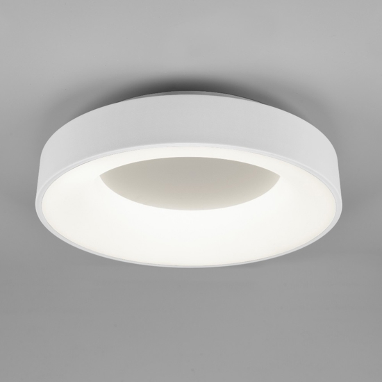 Plafoniera bianca per cucina rotonda led 4000k