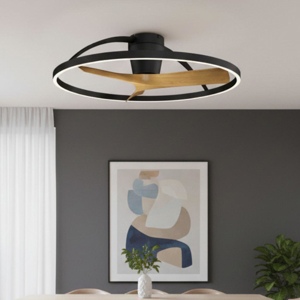 Lampadario con pale moderna led cct con telecomando 13mq dimmerabile