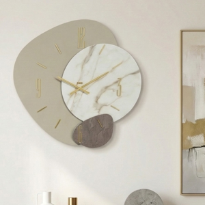 Grande orologio da parete 80cm resina laminato design moderno