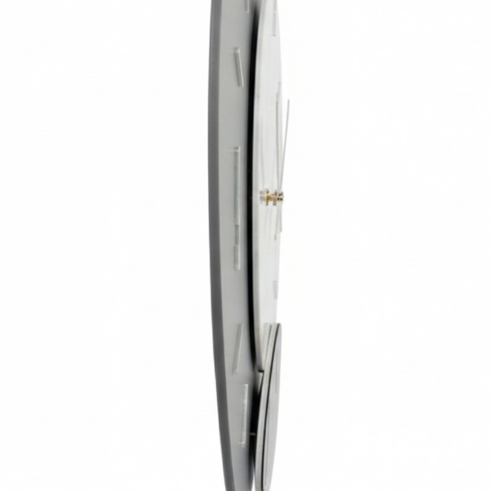 Grande orologio design moderno 80cm per parete grigio bianco nero