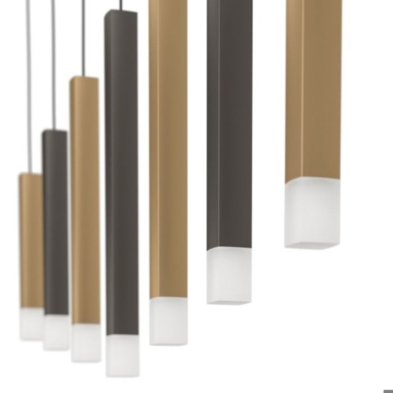 Estanterios eglo lampadario led 21w 3000k moderno per tavolo soggiorno