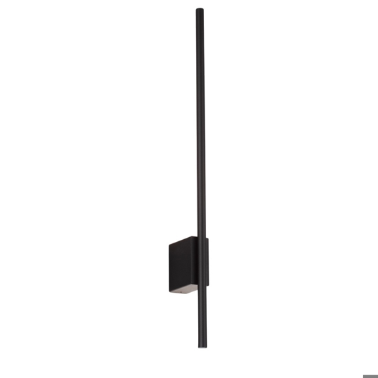 Lampada da parete nera led 10w 3000k applique per comodino