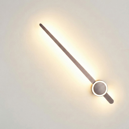 Applique lancetta orientabile caffe led 18w 3000k moderna
