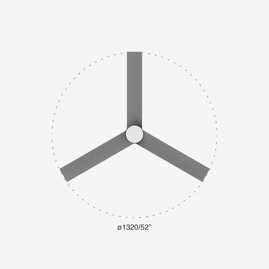 Ventilatore a pale nero da soffitto con luce 28mq