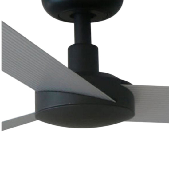 Ventilatore da soffitto 28mq a pale silenzioso grigio nero con telecomando