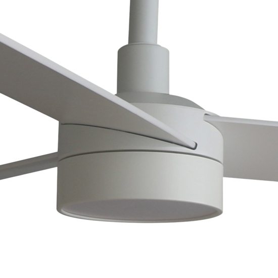 Ventilatore con luce da soffitto bianco 28mq