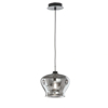 Ondaluce so verve 1 fume lampadario per bagno base/nero