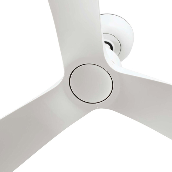 Ventilatore da soffitto bianco ip44 da esterno con telecomando 28mq