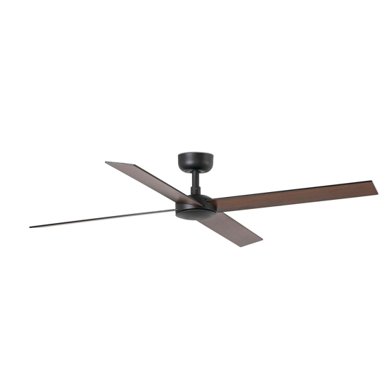 Ventilatore da soffitto marrone scuro 28mq motore silenzioso inverter telecomando
