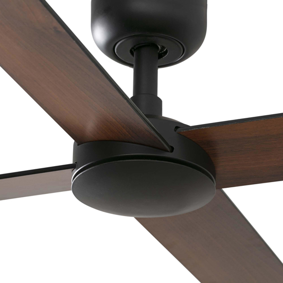 Ventilatore da soffitto marrone scuro 28mq motore silenzioso inverter telecomando