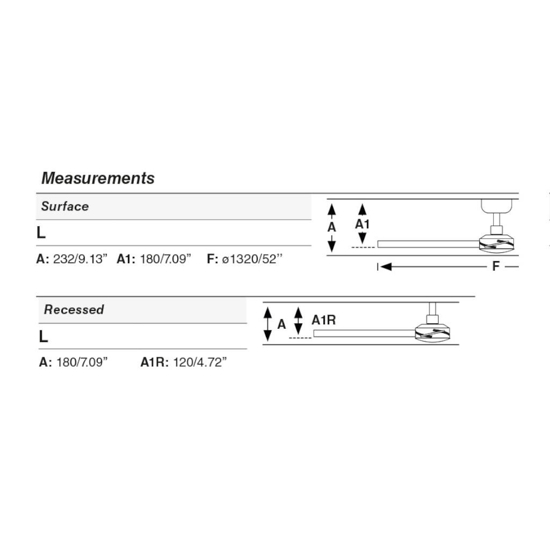 Ventilatore da soffitto marrone scuro 28mq motore silenzioso inverter telecomando