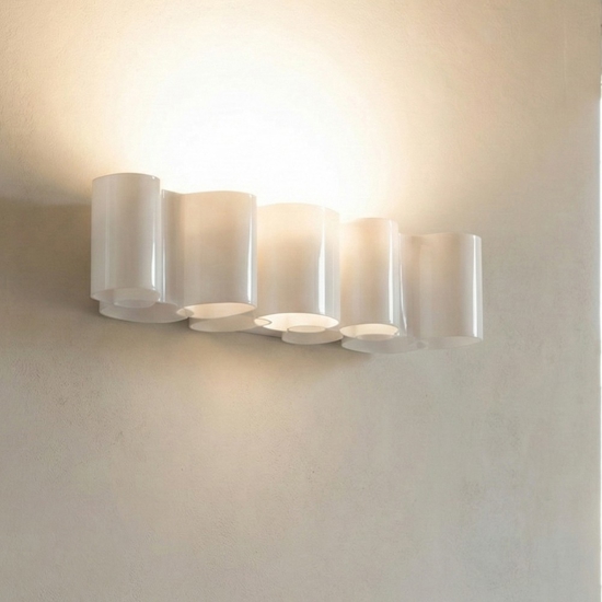 Stilnovo honey applique led 20w 2700k 20w bianca moderna bianca