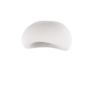 Plafoniera design japandi bianca 60cm stile wabi sabi