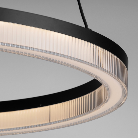 Lampadario design moderno circolare per soggiorno led 3000k dimmerabile