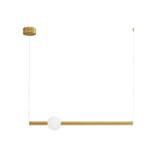 Lampadario a sospensione design per tavolo da pranzo oro